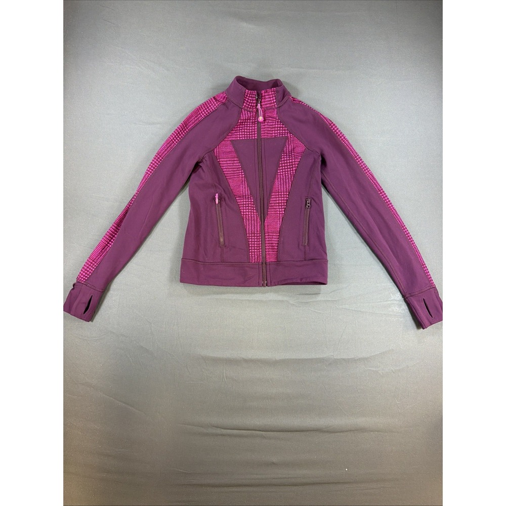 Ivivva by Lululemon "Perfect Your Practice" full-zip athletic jacket Size 8